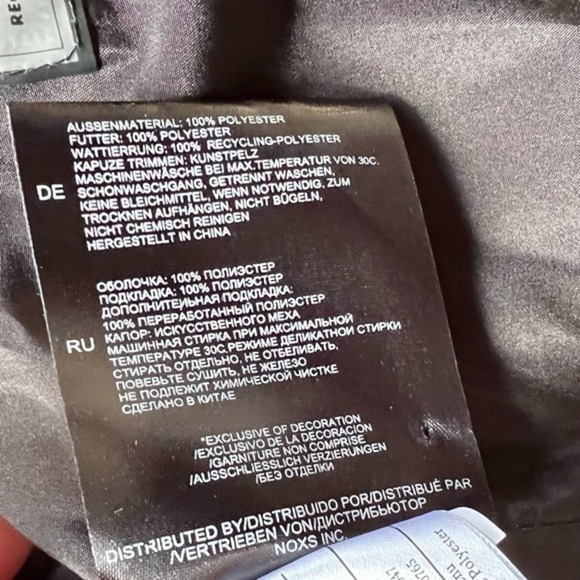 Noize Hannah Ice Gray Faux Fur Trim Hooded Parka Coat Size Small NWT Ice Glacé - Picture 9 of 12